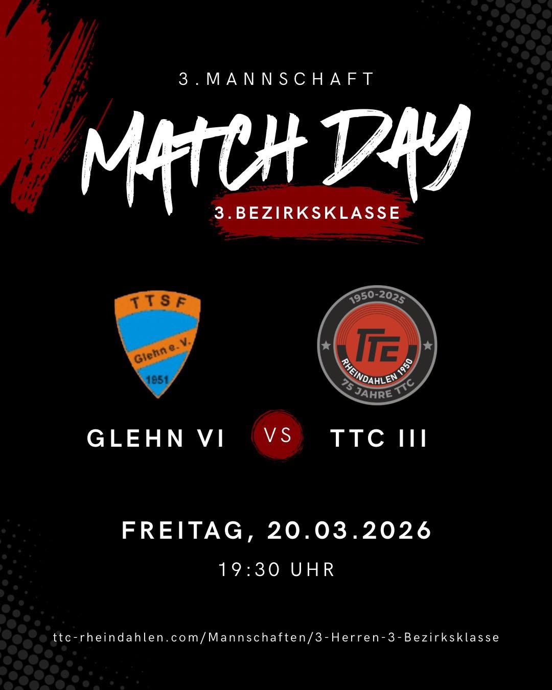 Matchday gegen TTSF Glehn VI