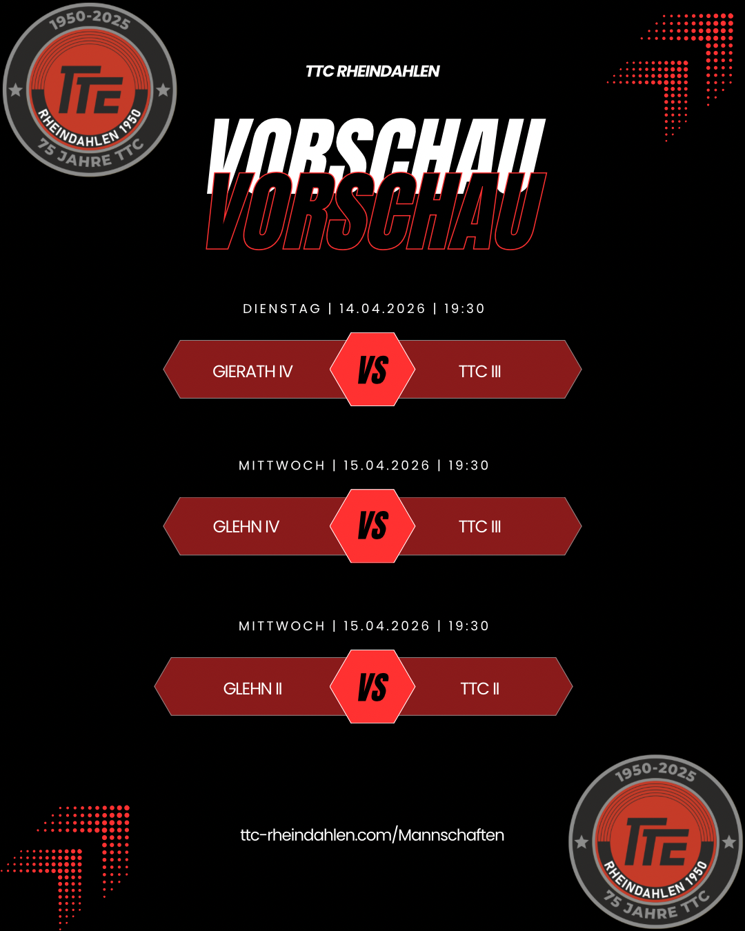 ++ Wochenvorschau KW 16: Zurück aus der Osterpause, rein ins Saisonfinale! ++